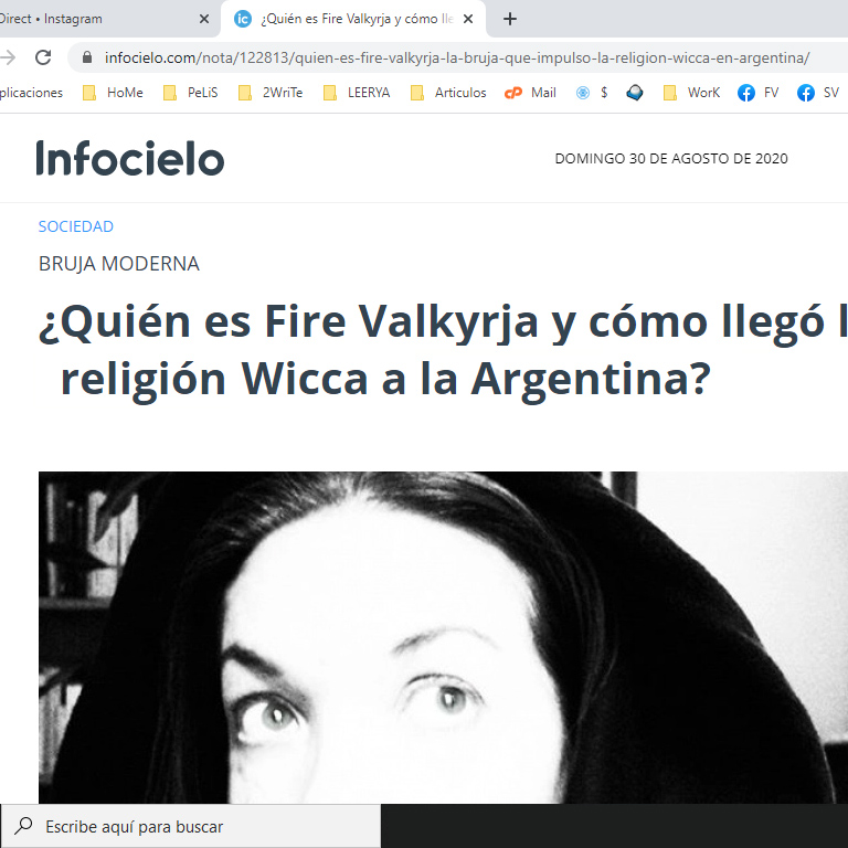 Fire Valkyrja, Wicca, Asatru, Hechizos, Argentina, Buenos Aires